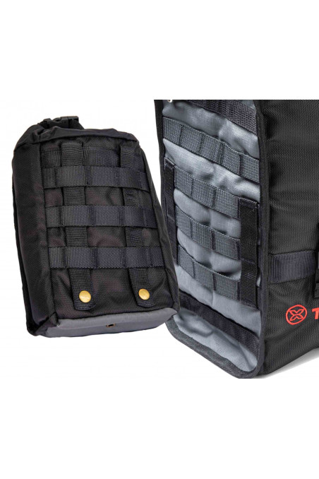 TurkanaGear Best motorcycle saddlebag soft luggage advrider travel 30L Water proof dust proof dualsport MOLLE pouches.