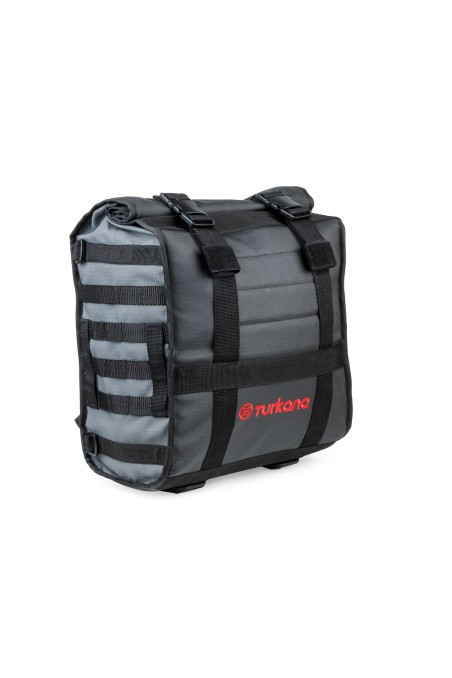 Turkana Gear HippoHips 30L Saddlebags Hybrid Plate Mounted Panniers Adventure Side view MOLLE PALS