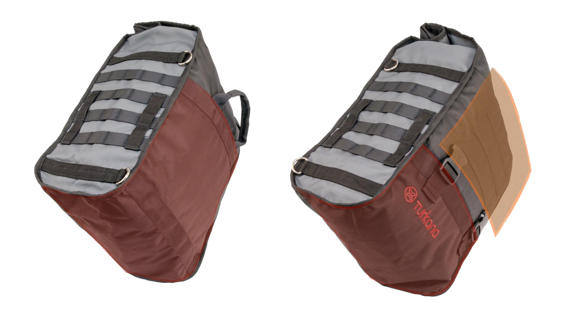 Turkana HippoHips™ Motorcycle Saddlebags with extra pockets & bags