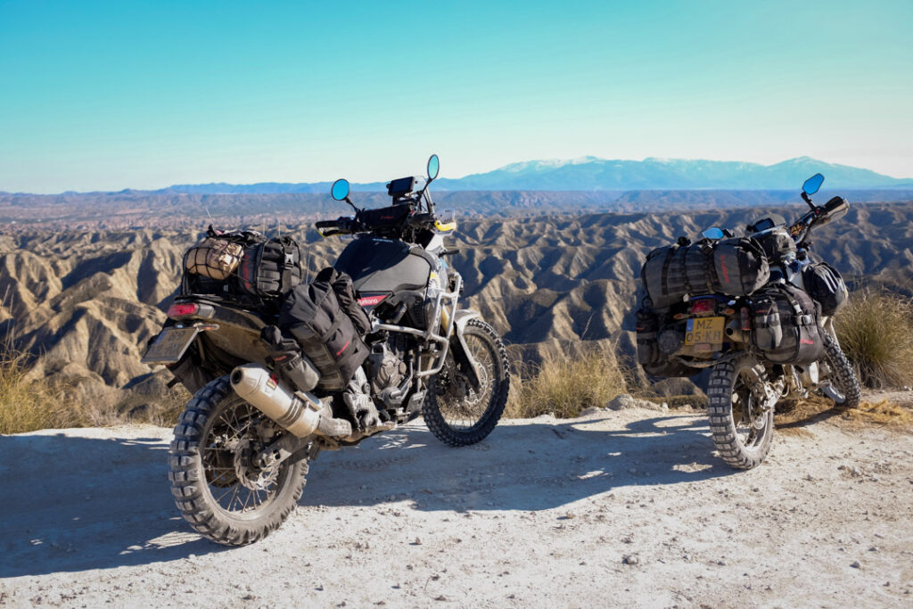 TURKANA Soft motorcycle luggage the Hippo Hips 30L frame saddlebags, the Duffalo waterproof dustproof duffel bag 40L and 25L