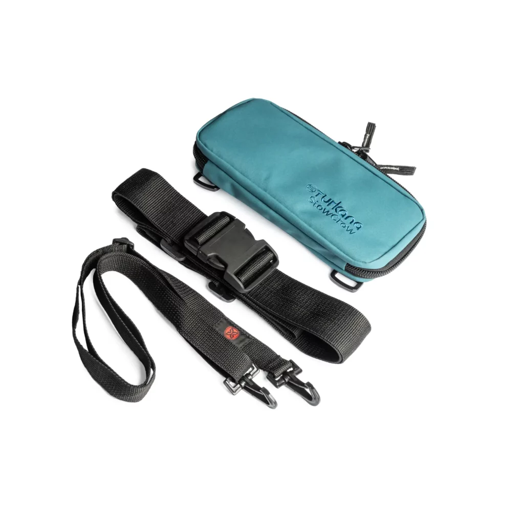 Turkana StowCrow EDC Every Day Carry- storage sleeves and removable zip pockets. Mobile phones, passports, wallets, keys, sunglasses pouch