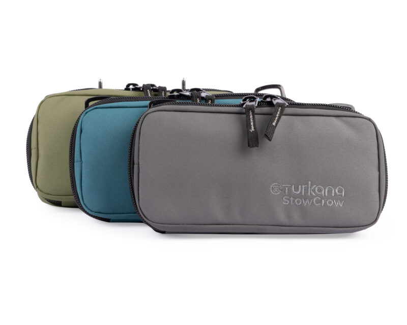 Turkana StowCrow EDC Every Day Carry- storage sleeves and removable zip pockets. Mobile phones, passports, wallets, keys, ect