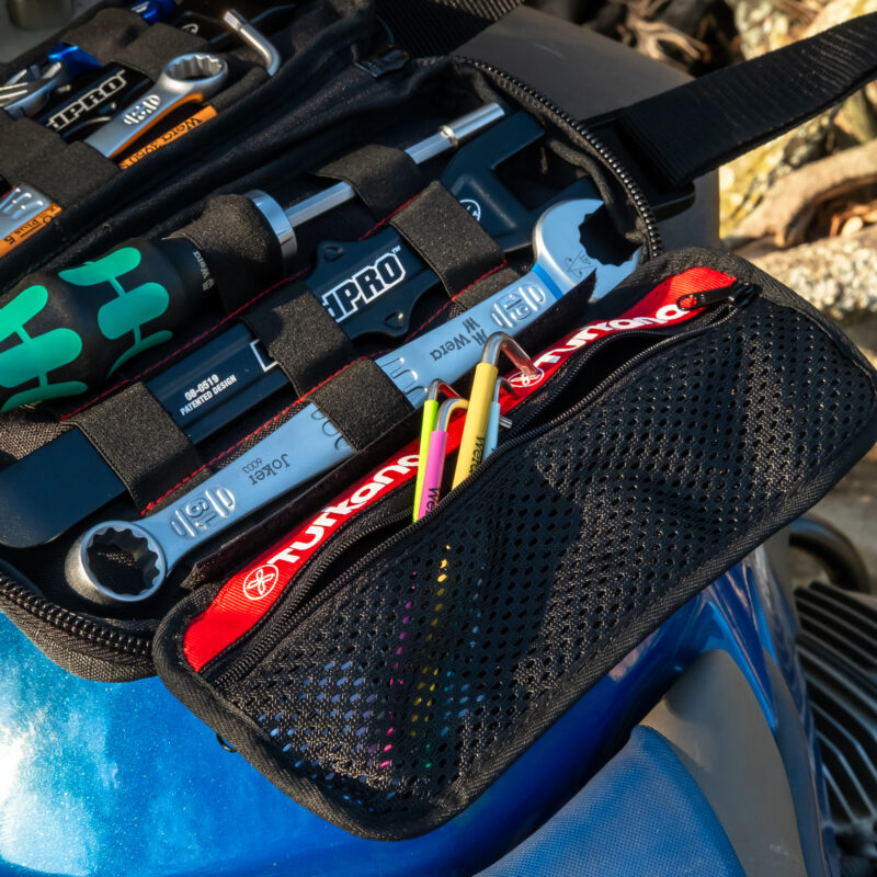 From daily rides to RTW expeditions, the Turkana StowCrow Pro Tool Pouch gives you modular storage, zip pockets, and secure sleeves – everything a tool roll should’ve been.