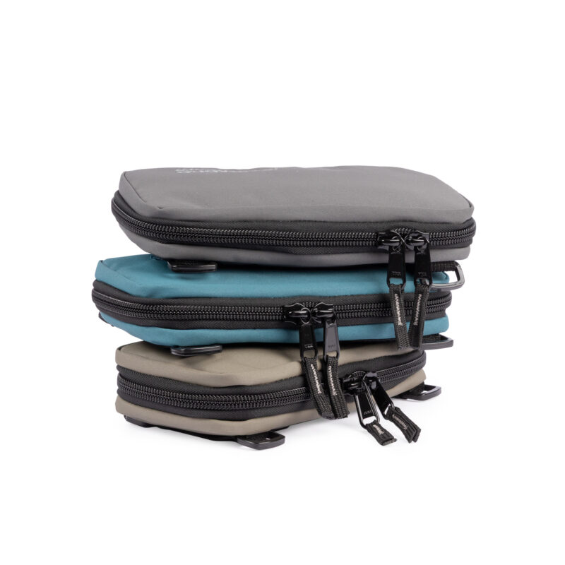 Turkana StowCrow EDC Every Day Carry- storage sleeves and removable zip pockets. Mobile phones, passports, wallets, keys, ect