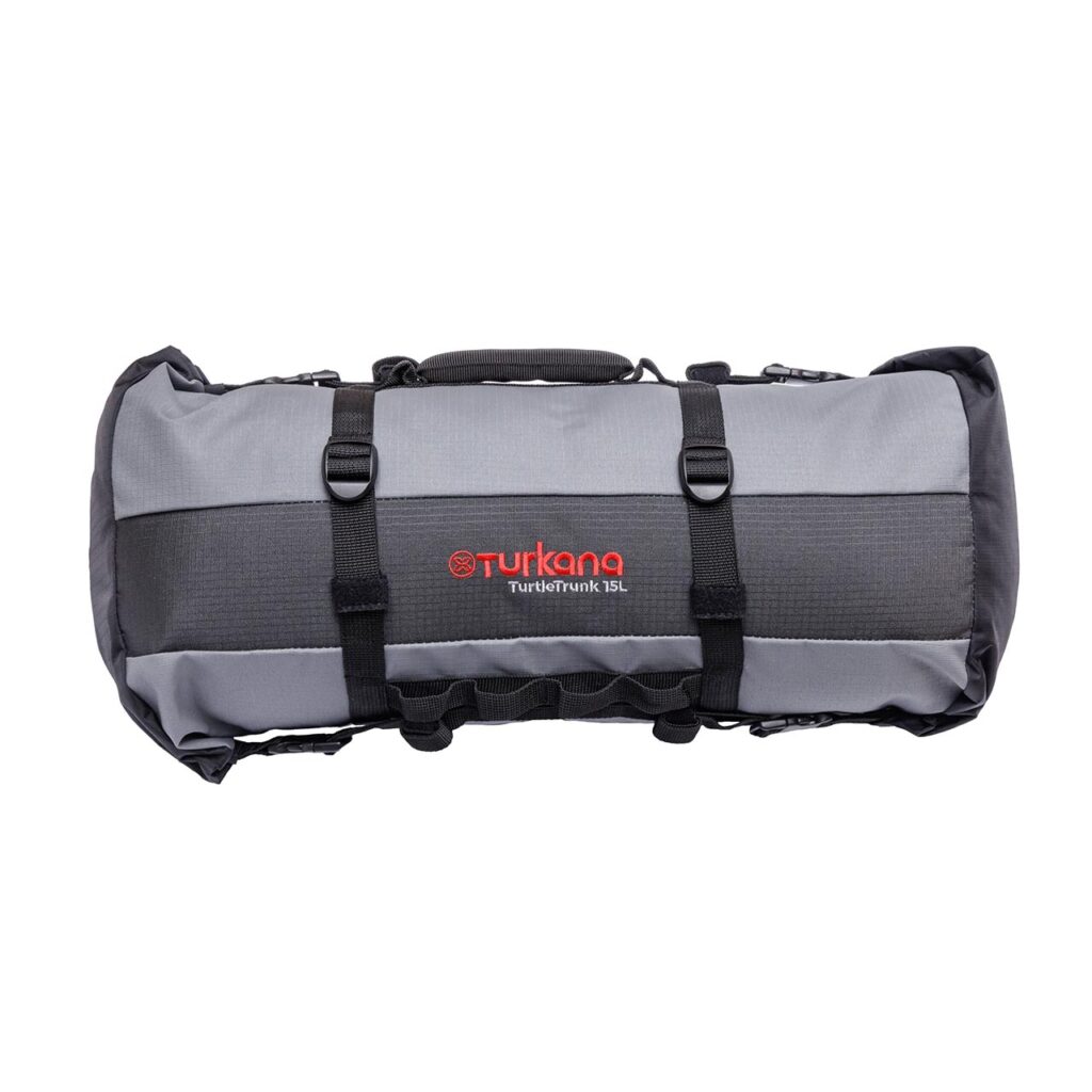 Turkana TurtleTrunk Stuff Bag 15L – rugged waterproof roll-bag for travel, and tailbag