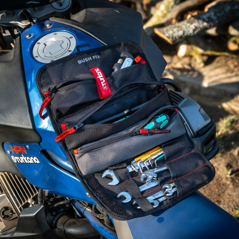 From hex keys to bead breakers – the Turkana Tool Pouches keep your kit organized and easy to grab. Adventure-proof storage for riders who fix it themselves, anywhere.