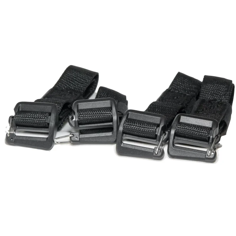 BoaBands motorcycle luggage strap with G-Hook buckle and webbing keeper